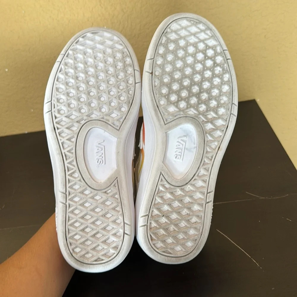 VANS Lowland Cc True White Flame Sneakers Skate Shoes MenSize 5.5 / Women size 7 - Picture 6 of 8